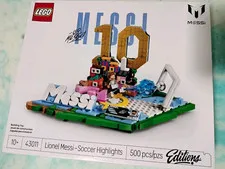 LEGO Editions Lionel Messi Soccer Highlights Set 43011 500-Piece Complete Set