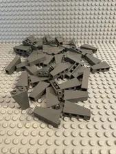LEGO Dark Bluish Gray 2x1x3 Inverted Slope 75 (2449), Lot Of 50