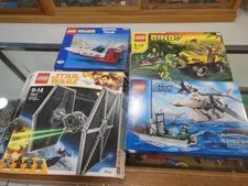 Lot of empty LEGO boxes on different themes