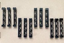 LEGO Part 95347 (Qty 12) a 2x2x10 Girder with 3 Posts and 3 Sections Type 4 NEW