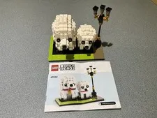 LEGO BrickHeadz 40546 – Poodle  Built – COMPLETE No Box – W/MANUAL FREE SH