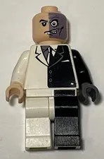 LEGO Batman Original Two Face Minifigure - bat004 From 7781 - NO HAIR OR WEAPON