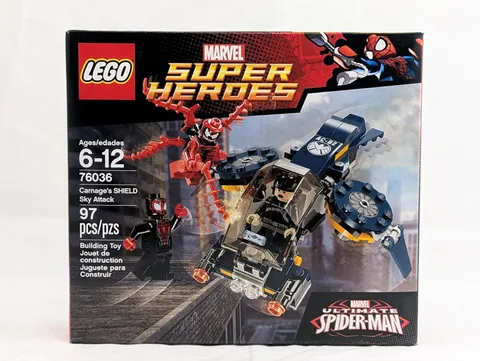 LEGO Marvel 76036 Carnage’s SHIELD Sky Attack New Sealed Retired 2015