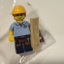 Lego 71008 Collectible Minifigures Series 13 CMF Carpenter Built Saw Wood Read