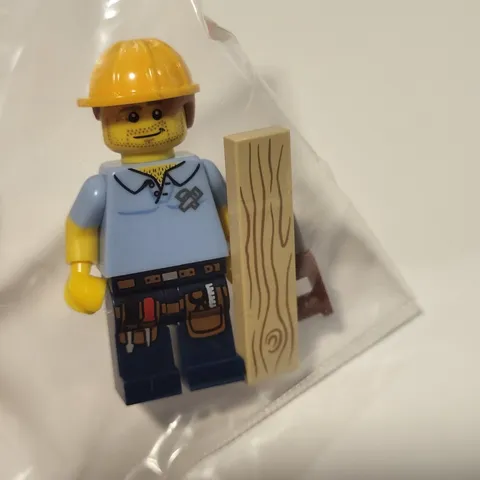 Lego 71008 Collectible Minifigures Series 13 CMF Carpenter Built Saw Wood Read