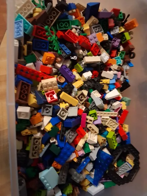 Lego Bulk Lot 5lb 11oz Assorted Pieces Partial Sets Star Wars Ninjago Town