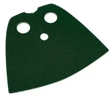 Lego New Dark Green Minifigure Cape Cloth Very Short Traditional Starched Fabric