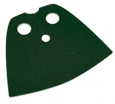 Lego New Dark Green Minifigure Cape Cloth Very Short Traditional Starched Fabric