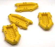 LEGO 4 Yellow Boat, Rubber Raft, Small inv.643