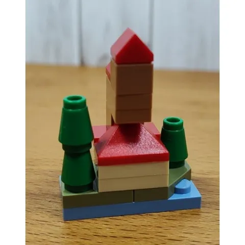 LEGO Harry Potter 2022 Advent Calendar Day 20’s The Burrow Micro Build