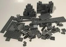 LEGO Bricks Assorted Lot-Dark Gray