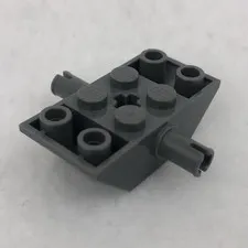 LEGO 30390 Dark Bluish Gray Slope, Inverted 45 4 x 2 Double with Pins (x1)