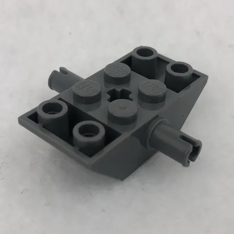 LEGO 30390 Dark Bluish Gray Slope, Inverted 45 4 x 2 Double with Pins (x1)