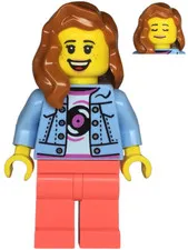 LEGO: Record Store Clerk Female (twn476)
