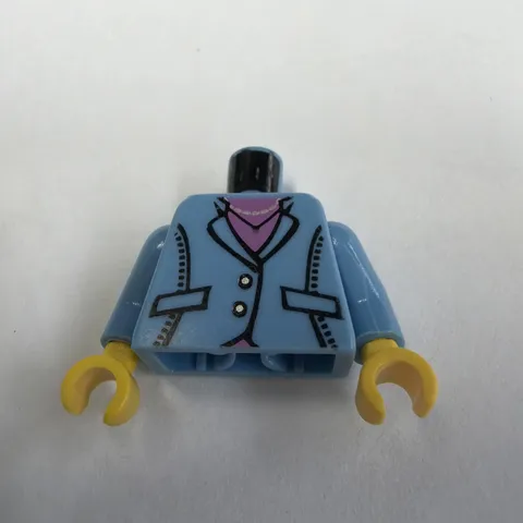 Lego Female Minifig Medium BLUE JACKET TORSO 973px200c01 Set 10182