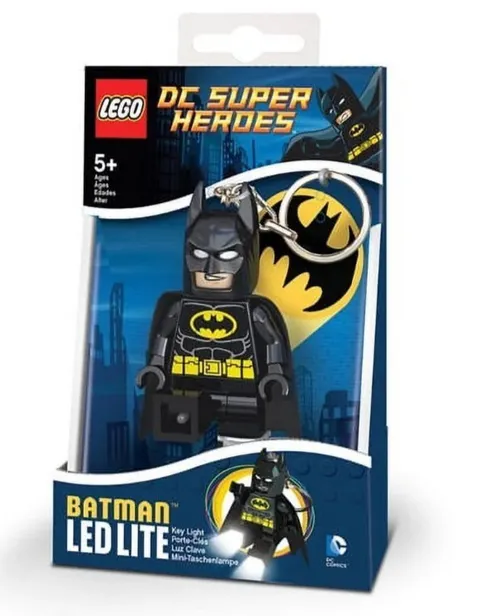 LEGO Batman LED Keychain Light DC Super Heroes Key Ring Flashlight