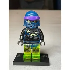 LEGO Ninjago Jay Ghost Minifigure Dark Blue Purple Headband Translucent Green