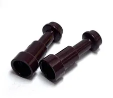 Lego - Minifigure Utensil - Lot of 2 - Dark Brown, Telescope, Spy Glass