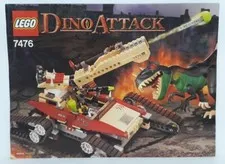 Lego Instruction Manual Only For Set 7476 Dino Attack Iron Predator vs. T-Rex