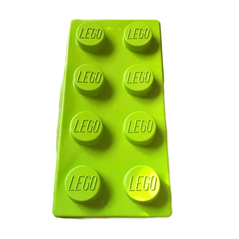 LEGO Storage Brick Stackable Box 8 Stud Building Block Container 14x7x6 Green