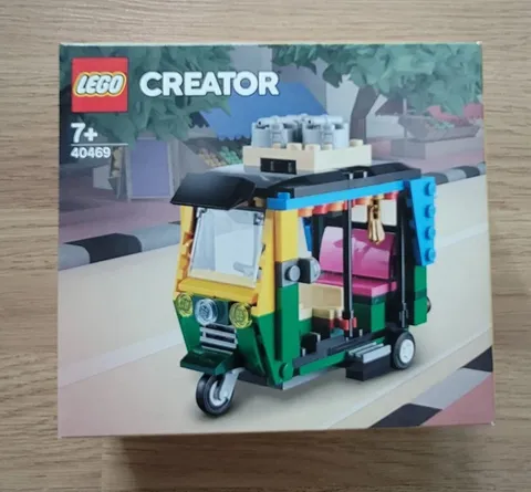 LEGO Creator 40469 Tuk Tuk Auto Rickshaw Indian Taxi 155pcs NEW Sealed Retired