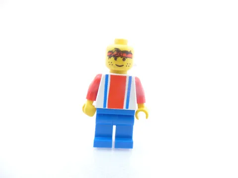 Soccer Player Red, White, and blue #3 LEGO Minifigure 3409