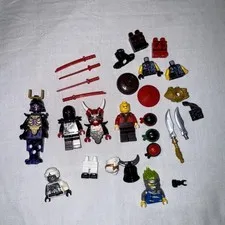 LEGO Ninjago Mini Figures & Parts Lot 