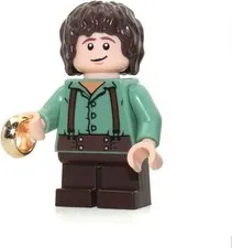 Lego Frodo Baggins Minifigure Sand Green 30210 LOTR With The Ring