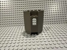 Rare LEGO Old Dark Grey Castle Wall Panel Door Window