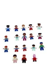 Lego Duplo Lot of 18 People Adult & Children Figures