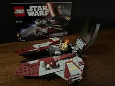 LEGO Star Wars: Obi-Wan's Jedi Interceptor (75135) 100% Complete Minifigs/Manual