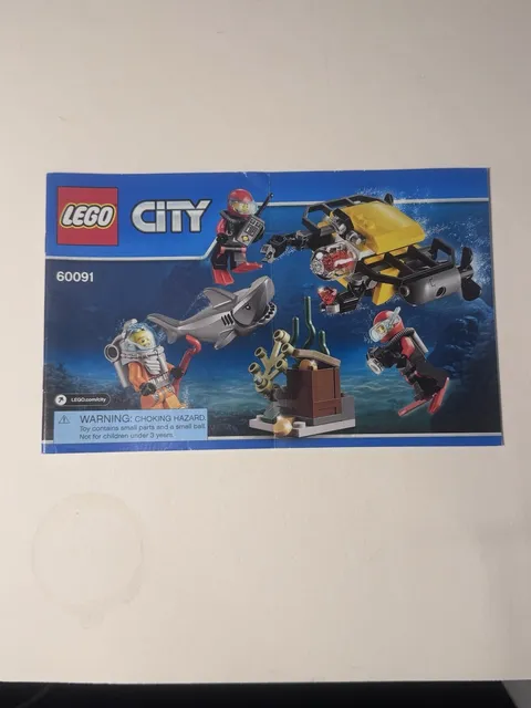 LEGO City: Deep Sea Starter (60091) INSTRUCTIONS ONLY