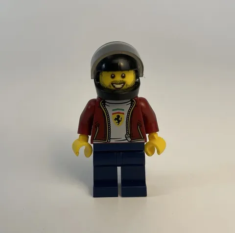 LEGO SPEED CHAMPIONS: Ferrari F8 Tributo Driver Minifigure sc082 RETIRED