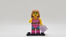 LEGO minifigure Fitness Instructor col05-10 col074 CMF Series 5 boombox    read