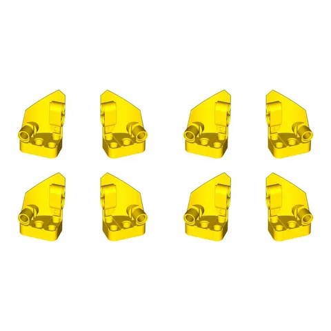 LEGO Technic Briques 8x Brillant Jaune 3x5 sans Clou Panneaux - 87080 87086 -