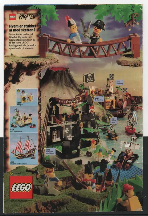 LEGO ADVERTISING INSERTS #  5-2642 # PIRATES # 1991 #