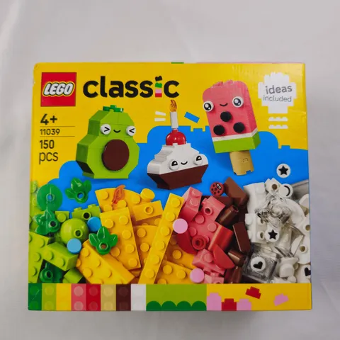LEGO 11039 Classic Creative Food Friends 150 Piece Bricks Set - Brand New Sealed