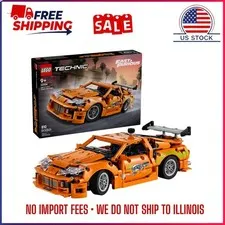 HOT LEGO Technic Fast & Furious Toyota Supra MK4 Building Kit 42204 9+ Kids Gift