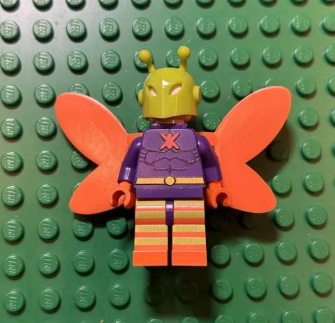 LEGO Killer Moth Minifigure 2006 (Custom UV Print)