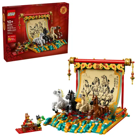 LEGO Spring Festival Galloping Horse Canvas Kids Building Toy - Year of the Hors