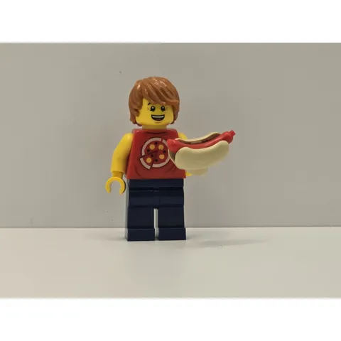 LEGO Hidden Side Ronny Minifigure hs028 Hotdog Figure New Genuine
