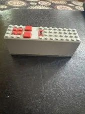 Lego Electric 9V Battery Box 4 x 14 x 4 with Red Buttons