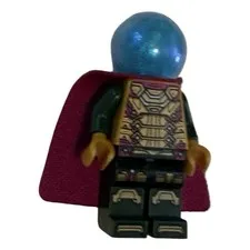 LEGO MYSTERIO Minifigure Marvel Studios Spiderman Drone Attack 76184 Loose Fig