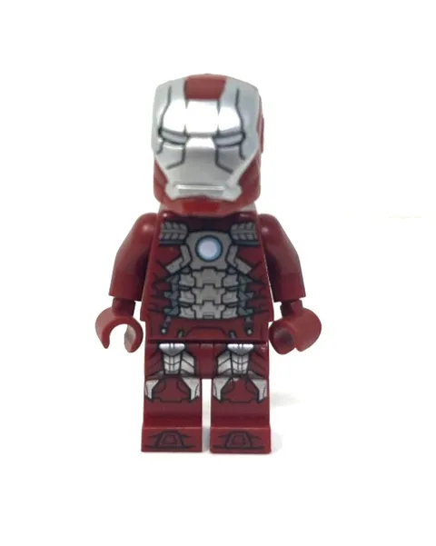 LEGO IRON MAN MARK 5 ARMOR MINIFIGURE CLEAR HEAD