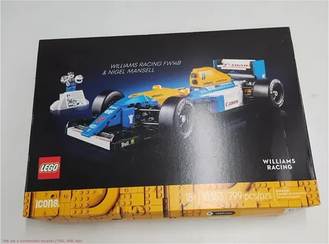 LEGO Icons Williams Racing FW14B & Nigel Mansell 10353 SEE DETAILS