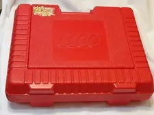 Vintage 1985 LEGO Red Plastic Storage Carrying  Case Excellent  Condition **
