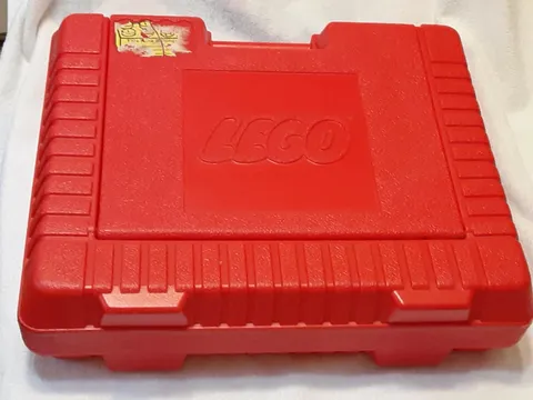 Vintage 1985 LEGO Red Plastic Storage Carrying  Case Excellent  Condition **