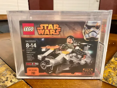 LEGO STAR WARS 2014 THE GHOST STARSHIP EXCLUSIVE AFA 9.25 FAN EXPO SDCC RARE!