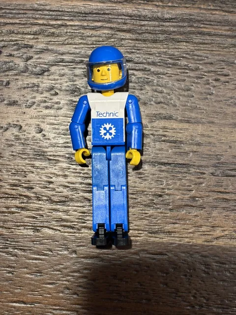 Lego Technic Figure - Vintage/Rare With Helmet