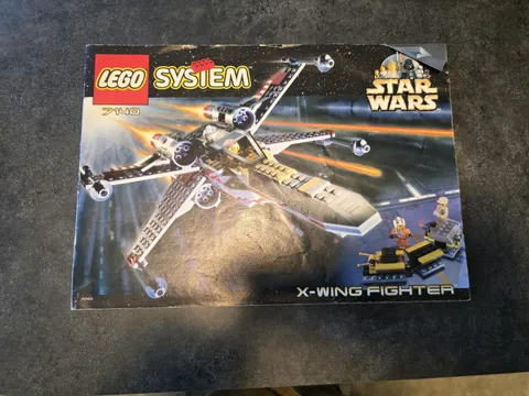 Vintage LEGO Star Wars 7140 X-Wing Fighter Instructions Only - 1999 ORIGINAL